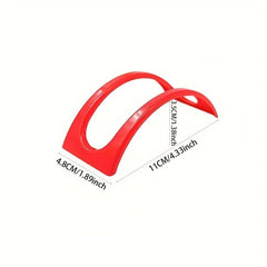6pcs Taco Holder Stand Household Reusable Washable Plastic Taco Rack