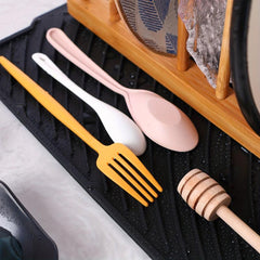 Absorbent Dish Drying Pad for Kitchen Countertop Washstand Mat