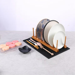 Absorbent Dish Drying Pad for Kitchen Countertop Washstand Mat