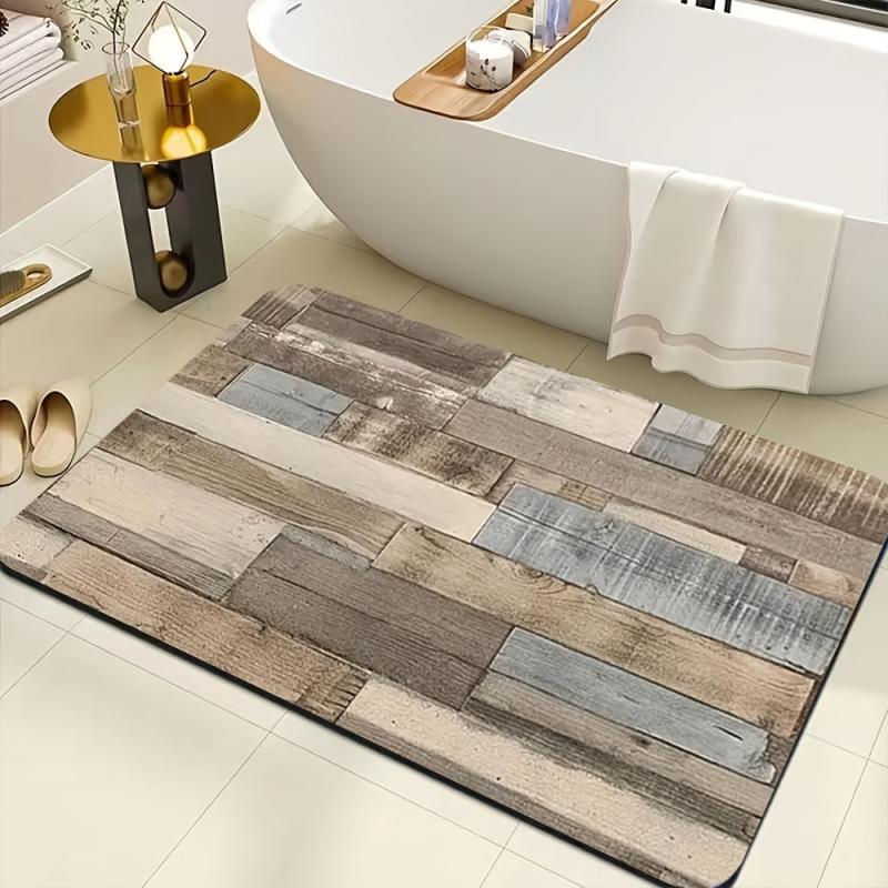 1pc Rubber Dish Drying Pad Kitchen Countertop Absorbent Mat