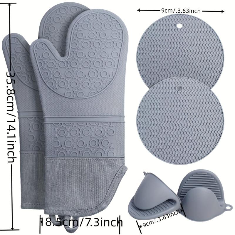 Silicone Heat Insulation Set - Clips & Baking Layer