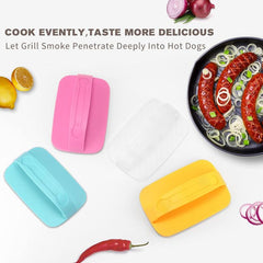 Pink Hot Dog Slicing Tool Sausage Cutter for BBQ Camping