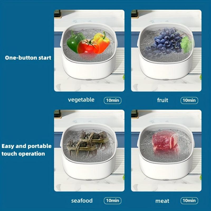 Multifunctional Ultrasonic Fruit And Vegetable Cleaner