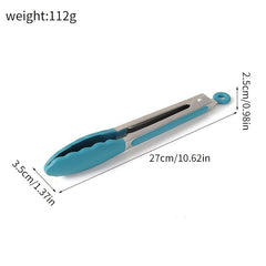 Silicone Kitchen Tongs 22 86 Cm Non Stick Heat Resistant Stainless Steel Silicon