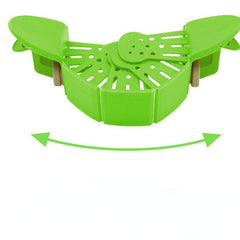 Adjustable Plastic Pot Strainer for Pots, Pans, and Bowls