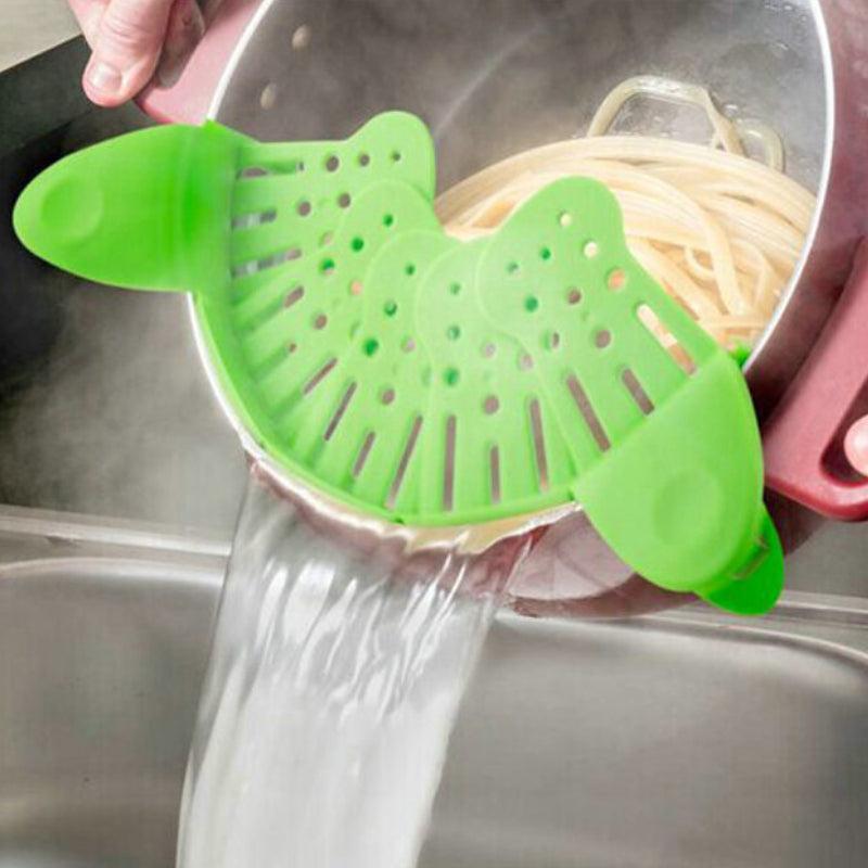 Adjustable Plastic Pot Strainer for Pots, Pans, and Bowls