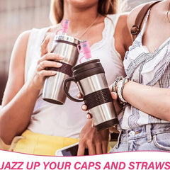 4pcs Silicone Straw Cover Cup Straw Cover Dustproof Straw Cover Cup Accessories