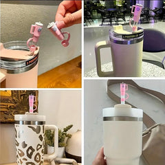 4pcs Silicone Straw Cover Cup Straw Cover Dustproof Straw Cover Cup Accessories