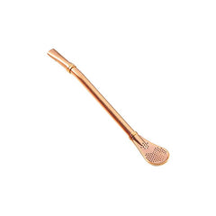 Reusable Stainless Steel Straw Milk Spoon Coffee Filter Straw