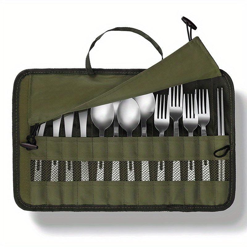 Outdoor Cultery Storage Bag Kitchen Knives Organizer Bag For Outdoor
