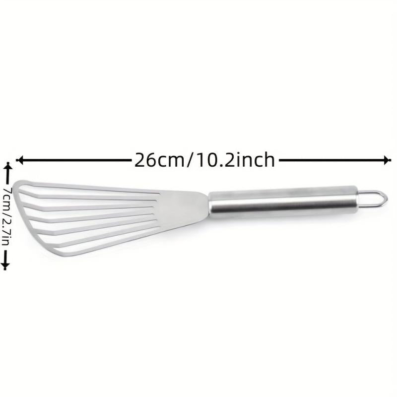 Stainless Steel Slotted Spatula for Frying Fish Pancakes BBQs