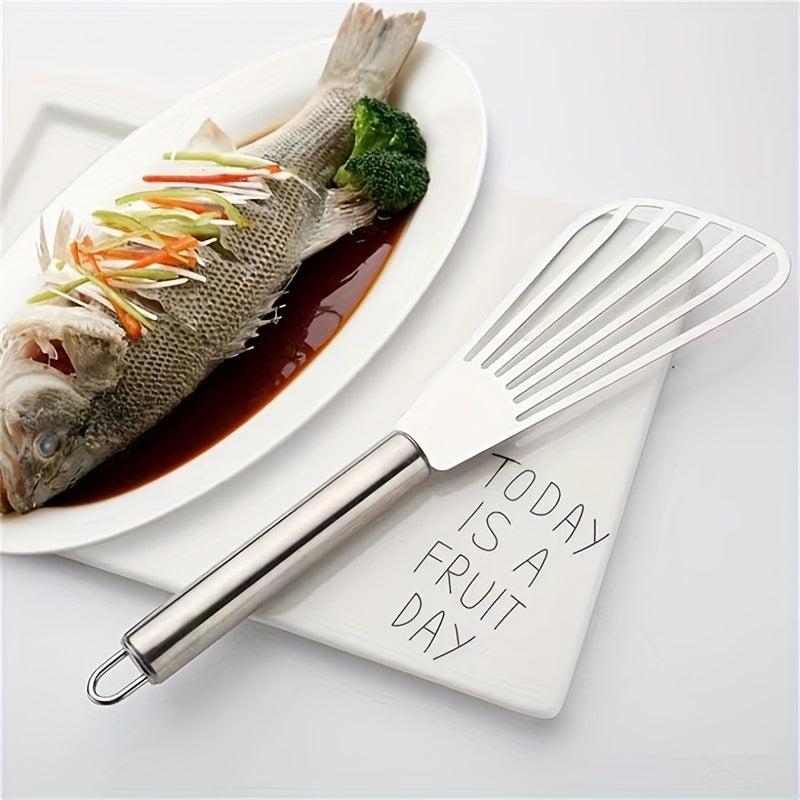 Stainless Steel Slotted Spatula for Frying Fish Pancakes BBQs