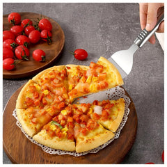 2pcs Stainless Steel Pizza Wheel Cutter & Shovel Set