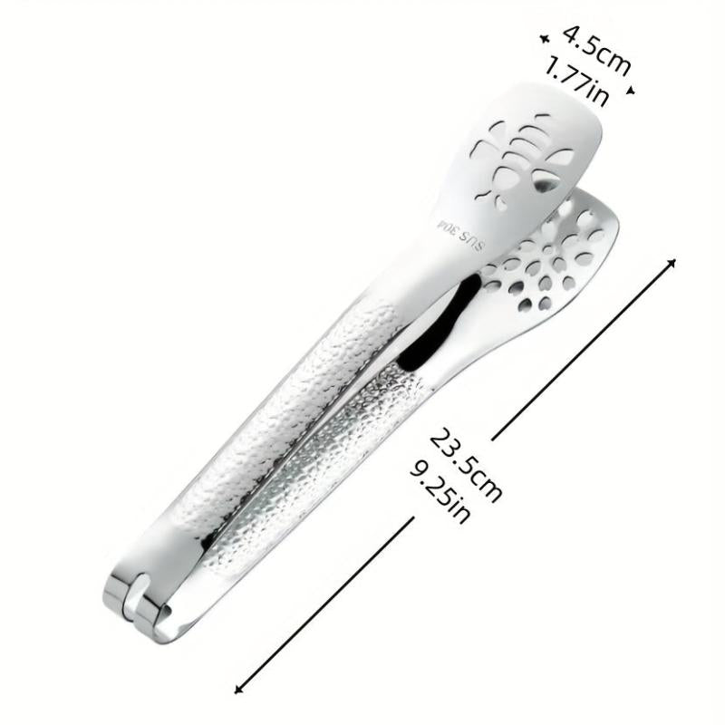 Stainless Steel Multifunctional Food Tongs Anti-Scalding Barbecue Clip