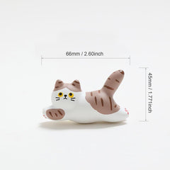 3D Running Cat Fridge Magnet for Office and Home Decor