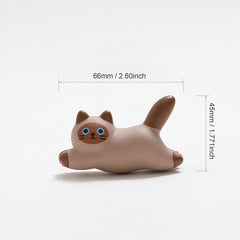 3D Running Cat Fridge Magnet for Office and Home Decor