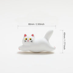 3D Running Cat Fridge Magnet for Office and Home Decor