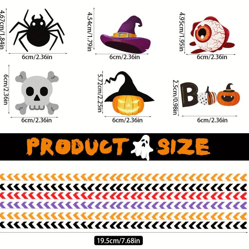 48PCS Halloween Disposable Party Straws Bat Skull Drinking Straws