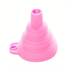 1pc Collapsible Plastic Funnel for Kitchen Liquid Gadgets