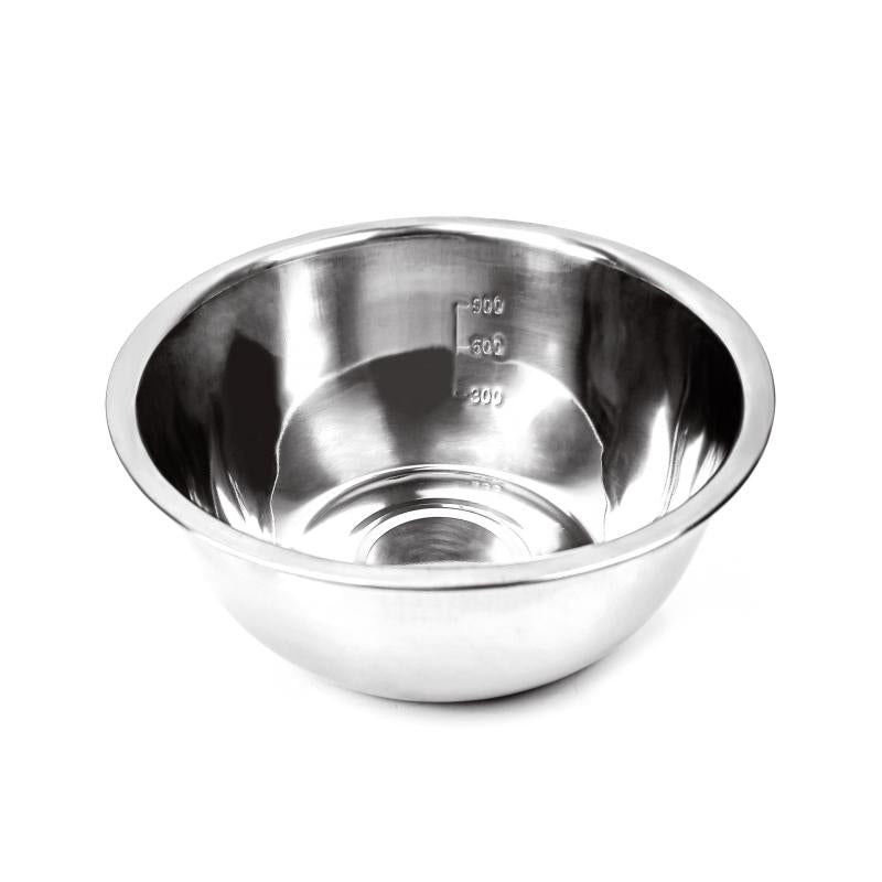 1pc Stainless Steel Mixing Bowls Cooking Bowl With Scale