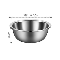 1pc Stainless Steel Mixing Bowls Cooking Bowl With Scale