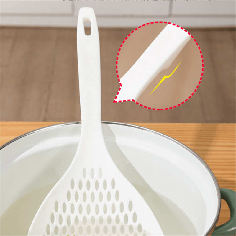 Plastic Colander Spoon Soup Strainer Large Scoop for Kitchen Noodles