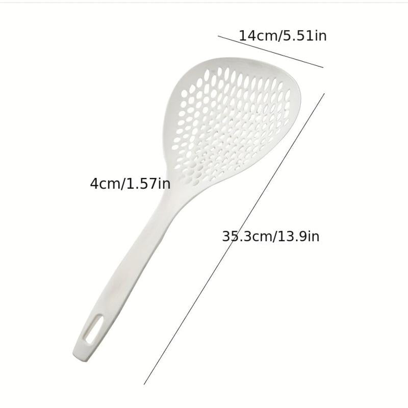 Plastic Colander Spoon Soup Strainer Large Scoop for Kitchen Noodles
