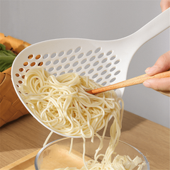 Plastic Colander Spoon Soup Strainer Large Scoop for Kitchen Noodles