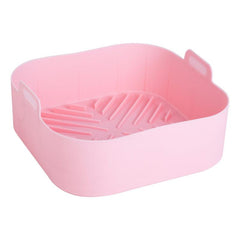 1pc Square Silicone Air Fryer Liner 21 01cm Reusable Baking Tray Oven Accessory