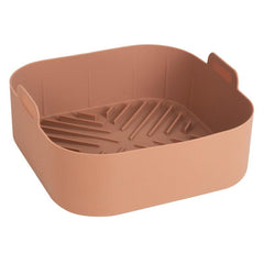 1pc Square Silicone Air Fryer Liner 21 01cm Reusable Baking Tray Oven Accessory