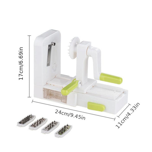 Manual Vegetable Spiralizer Zoodle Maker Potato Slicer Fruit Grater Kitchen