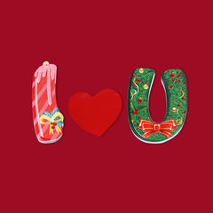 Christmas Fridge Magnets 26 Letters Whiteboard Sticker Decor Kitchen Office