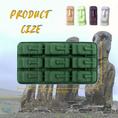 Silicone Easter Island Ice Cube Mold for Cocktails and Whiskey