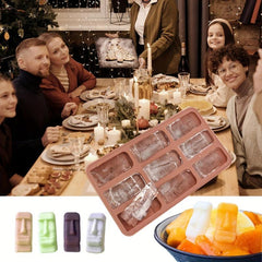 Silicone Easter Island Ice Cube Mold for Cocktails and Whiskey