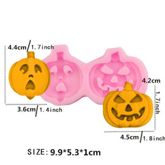 6pcs Halloween Silicone Chocolate Mold for Cake Decoration