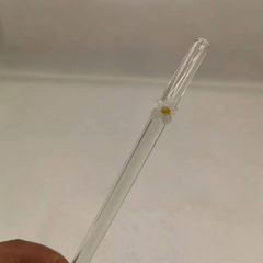 8mm Reusable Clear Glass Straws Set Environmentally Friendly Drinkware