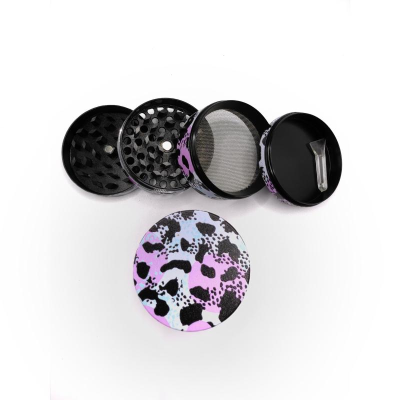 Cow Print Spice Grinder Metal Grinder Kitchen Gadgets
