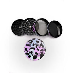Cow Print Spice Grinder Metal Grinder Kitchen Gadgets