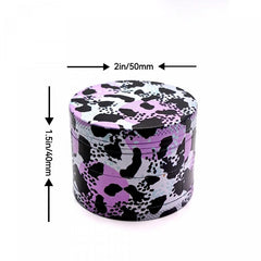 Cow Print Spice Grinder Metal Grinder Kitchen Gadgets