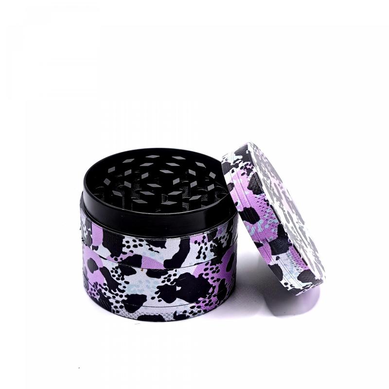 Cow Print Spice Grinder Metal Grinder Kitchen Gadgets