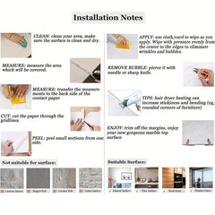 Paper Flower Pattern Wallpaper Self Adhesive Peel & Stick - Waterproof