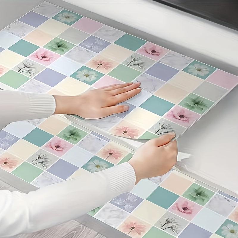 Paper Flower Pattern Wallpaper Self Adhesive Peel & Stick - Waterproof