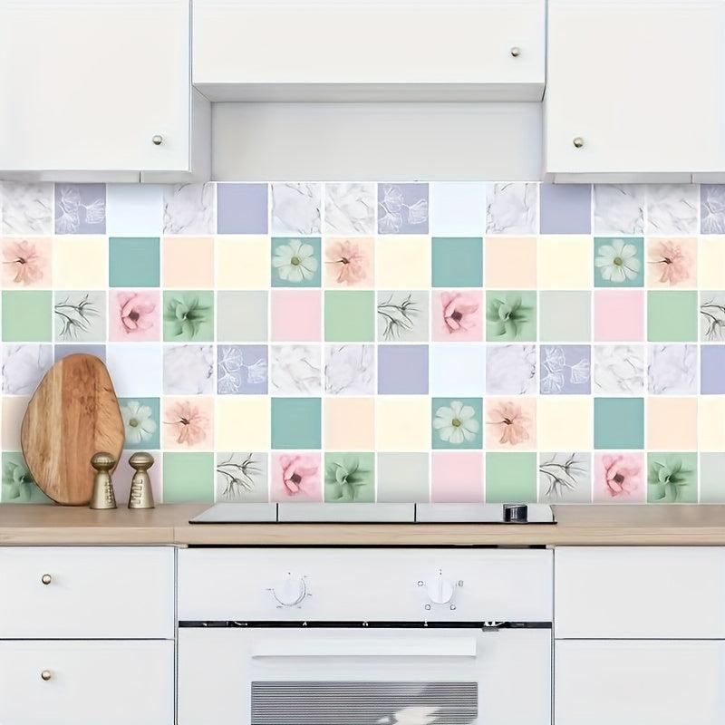 Paper Flower Pattern Wallpaper Self Adhesive Peel & Stick - Waterproof