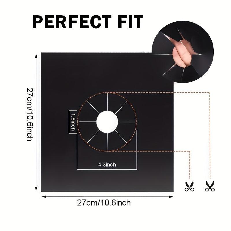 Gas Stove Protection Pad 0.2mm High Temp Resistant Kitchen Cleaning Accessory
