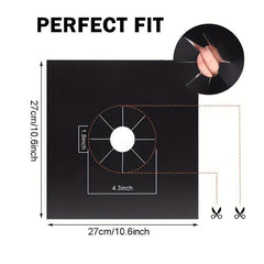 Gas Stove Protection Pad 0.2mm High Temp Resistant Kitchen Cleaning Accessory