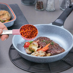 Measuring Cups And Spoons Set Multifunctional Plastic w/ Stainless Steel Handle