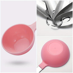 Measuring Cups And Spoons Set Multifunctional Plastic w/ Stainless Steel Handle