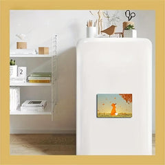 1PC Fox Fridge Magnets Home Kitchen Decorative Metal Door Refrigerator