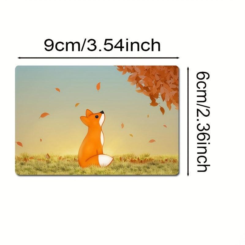1PC Fox Fridge Magnets Home Kitchen Decorative Metal Door Refrigerator