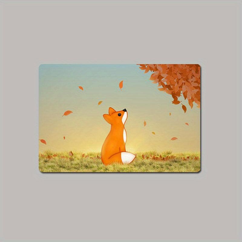 1PC Fox Fridge Magnets Home Kitchen Decorative Metal Door Refrigerator